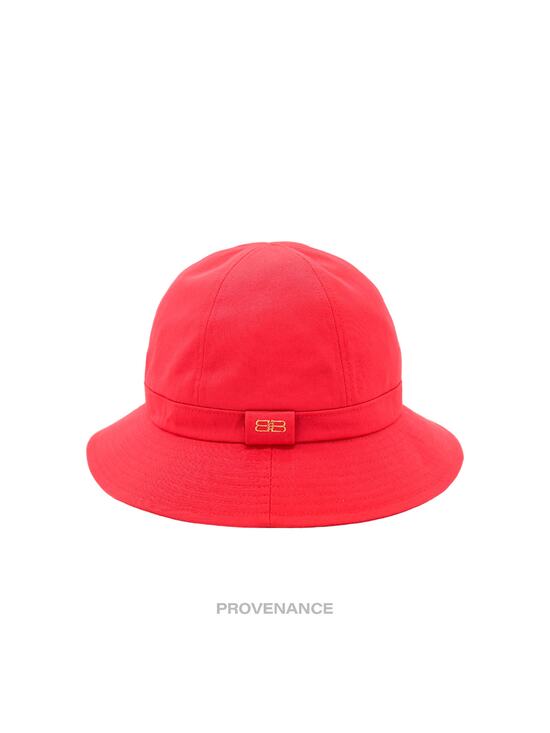 ? Balenciaga Bucket Hat - Red